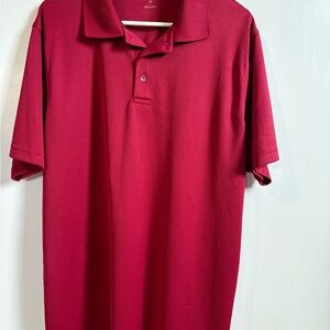 Men's Classic Polo Shirt in Deep Red
